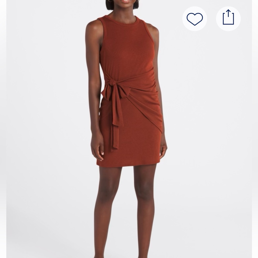 Kaileigh Rust Mini Dress